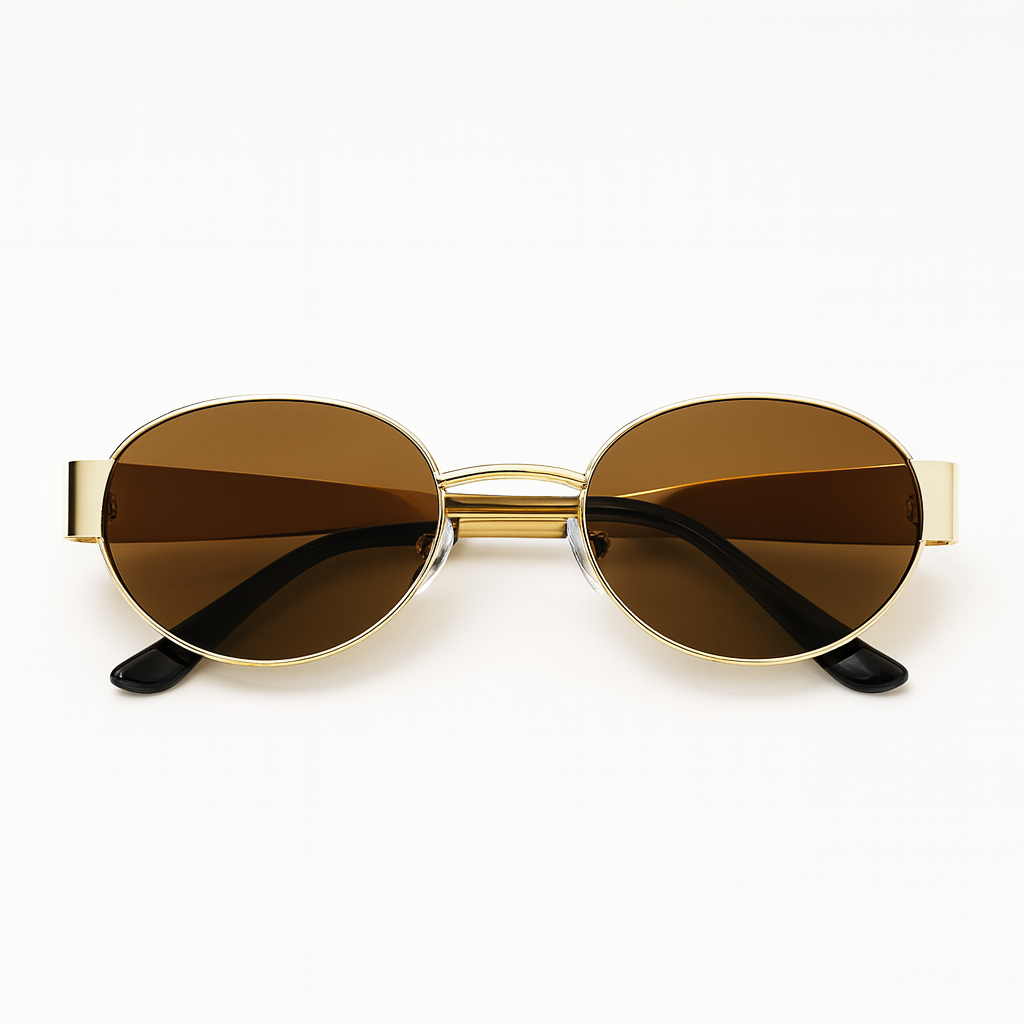 Ember : Brown Gradient Unisex Sunglasses
