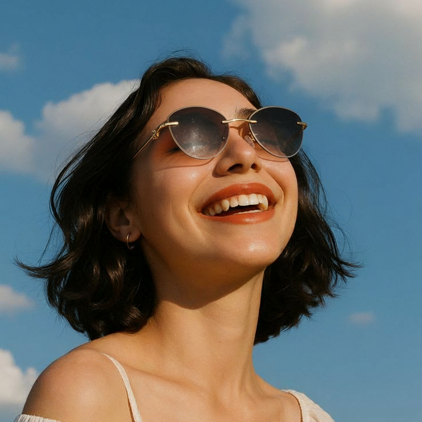 Eterna – Gradient Brown Women Sunglasses