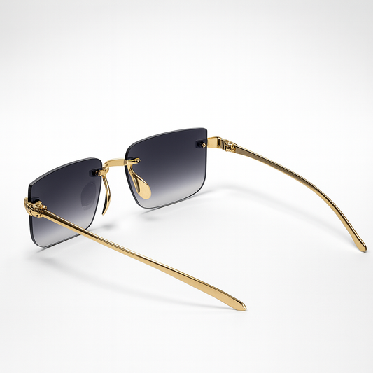 Monarch : Golden Gradient Black Unisex Sunglasses