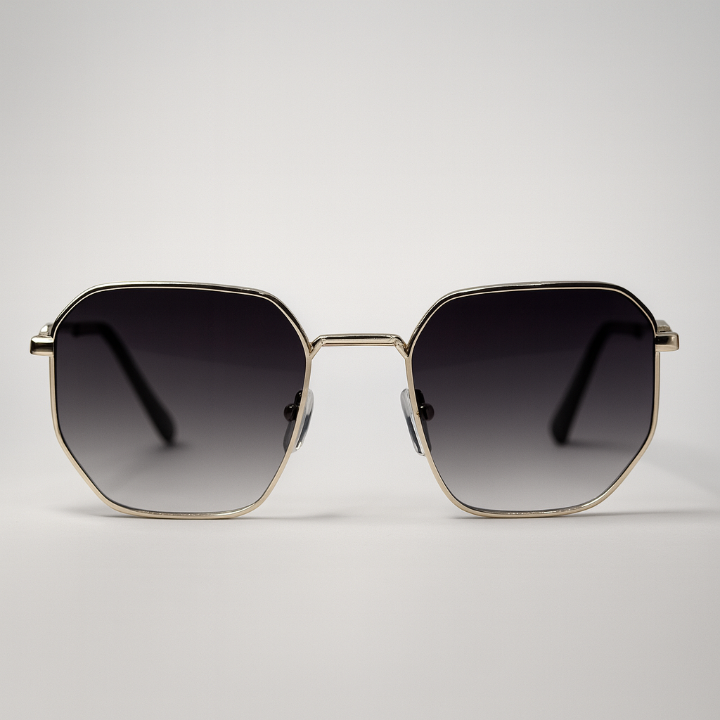Fluxx :Gradient Black-Gray Unisex Sunglasses
