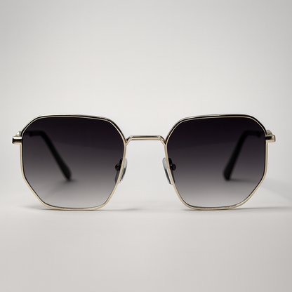 Fluxx :Gradient Black-Gray Unisex Sunglasses