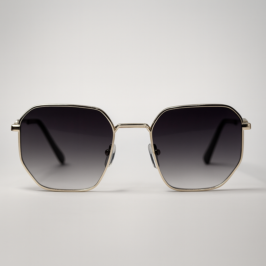 Fluxx :Gradient Black-Gray Unisex Sunglasses