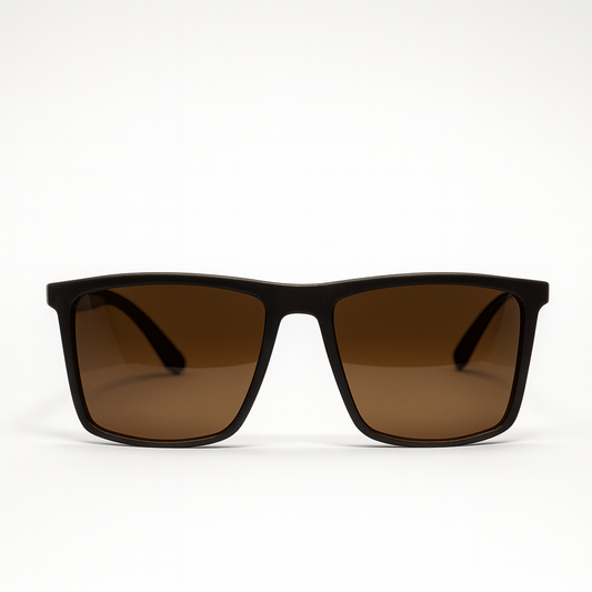 Drift : Matte Brown Polorized Sunglasses