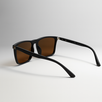 Drift : Matte Brown Polorized Sunglasses