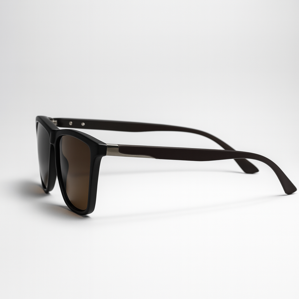 Drift : Matte Brown Polorized Sunglasses