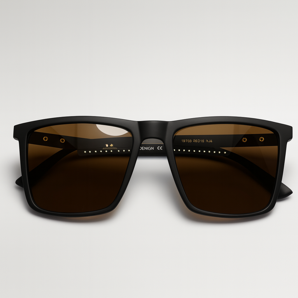 Drift : Matte Brown Polorized Sunglasses