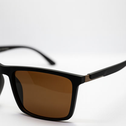 Drift : Matte Brown Polorized Sunglasses