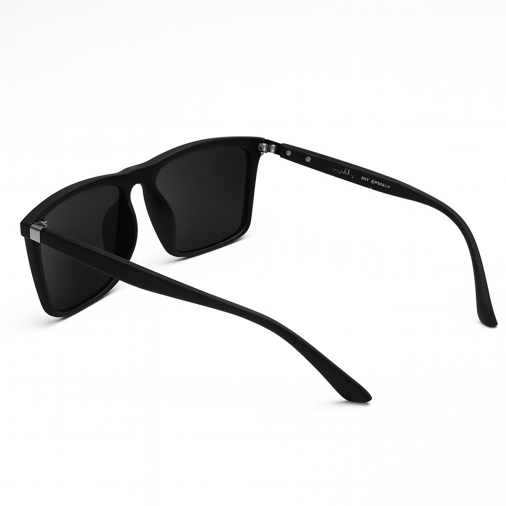 Nero : Black Polorized Sunglasses