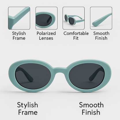 Muse : Pastel Teal Women Sunglasses