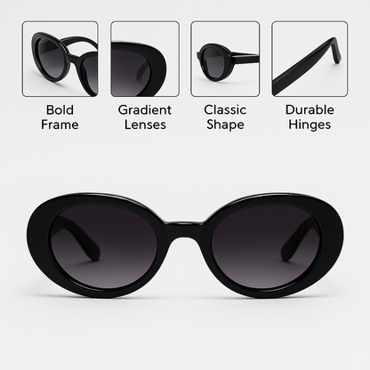 Vibe : Black Women Sunglasses