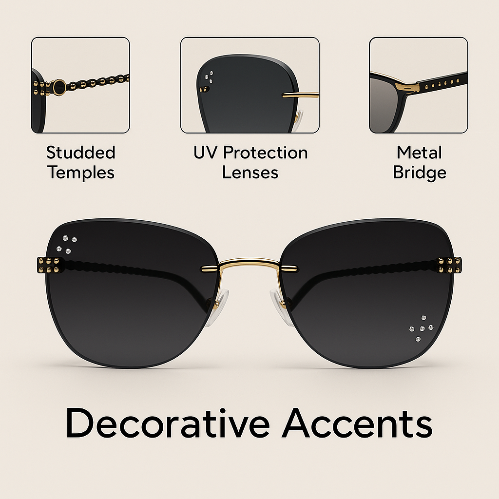 Mirage : Luxury Detail Women Sunglasses