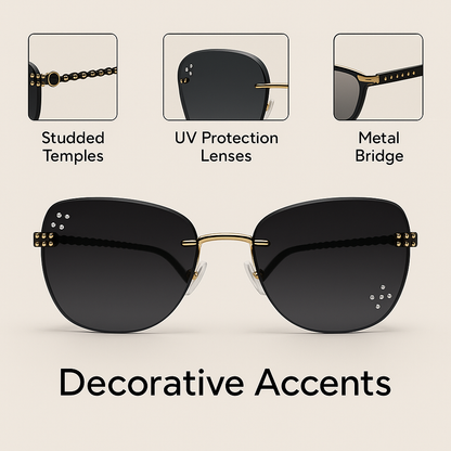 Mirage : Luxury Detail Women Sunglasses
