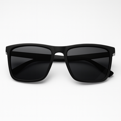 Nero : Black Polorized Sunglasses