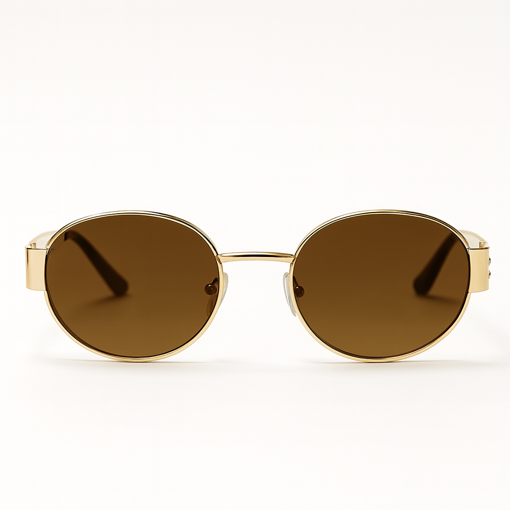 Ember : Brown Gradient Unisex Sunglasses