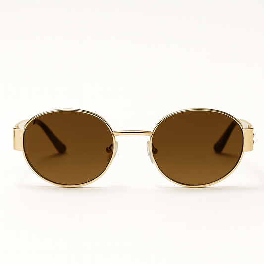 Ember : Brown Gradient Unisex Sunglasses