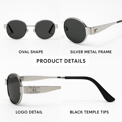 Orbit : Black Unisex Sunglasses