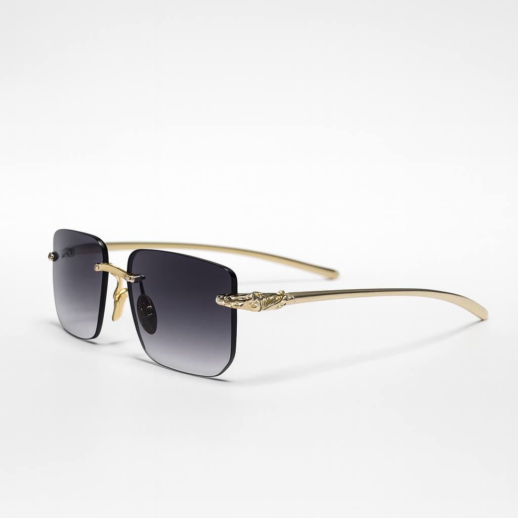Monarch : Golden Gradient Black Unisex Sunglasses