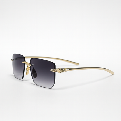 Monarch : Golden Gradient Black Unisex Sunglasses