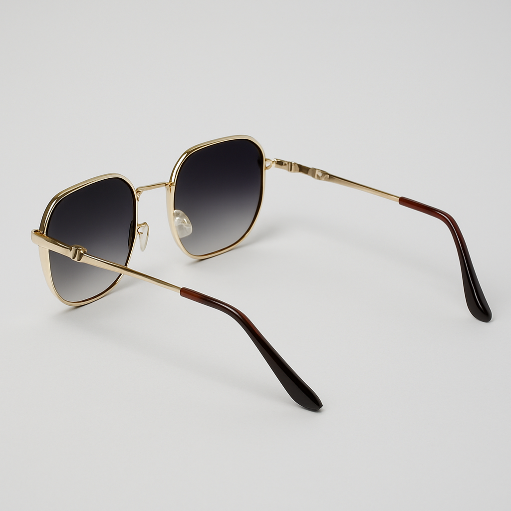 Fluxx :Gradient Black-Gray Unisex Sunglasses