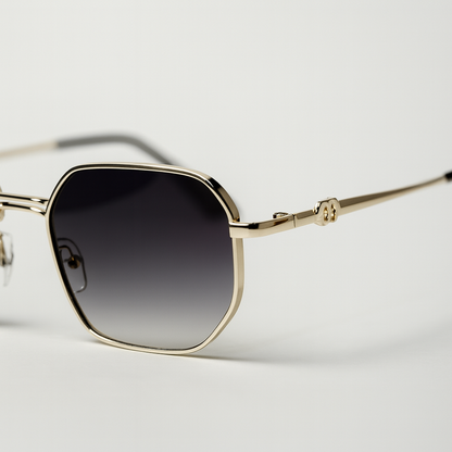 Fluxx :Gradient Black-Gray Unisex Sunglasses