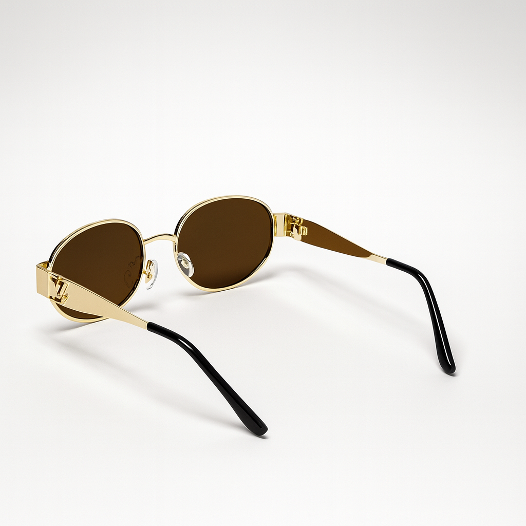 Ember : Brown Gradient Unisex Sunglasses