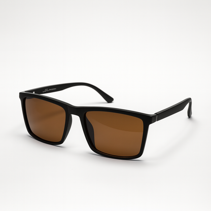 Drift : Matte Brown Polorized Sunglasses