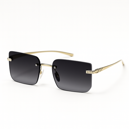 Monarch : Golden Gradient Black Unisex Sunglasses