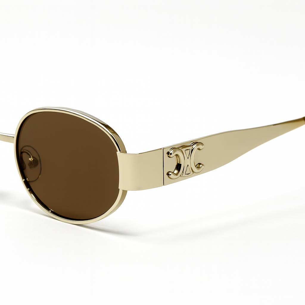 Ember : Brown Gradient Unisex Sunglasses