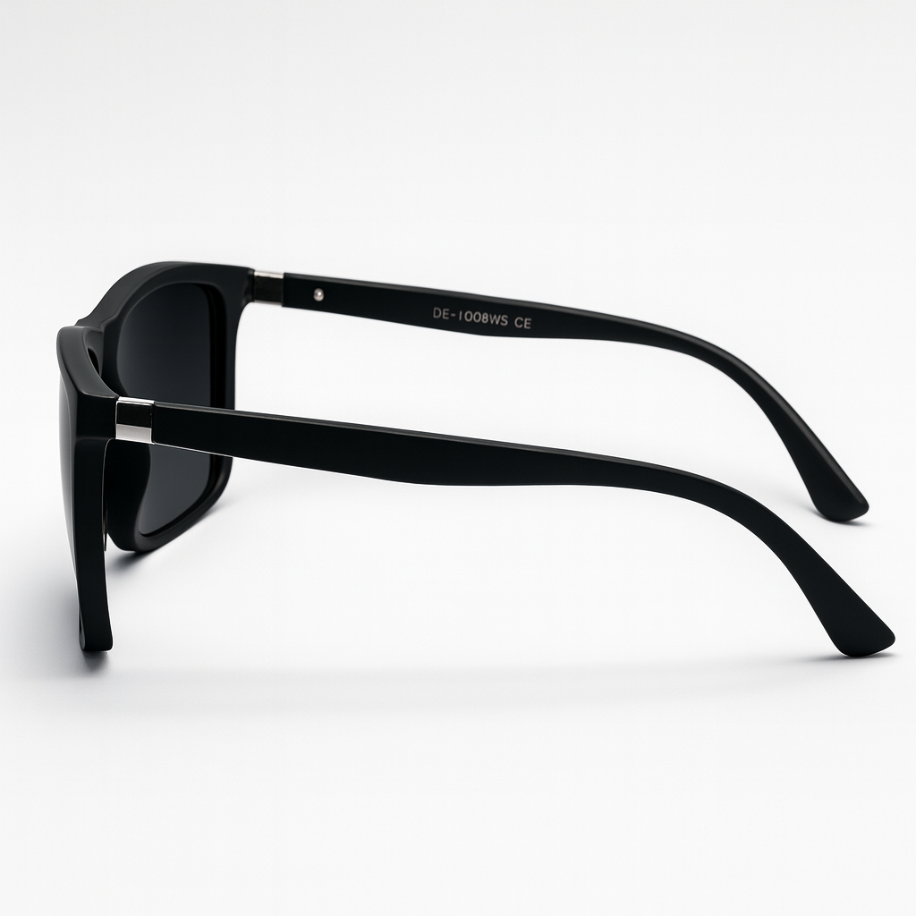 Nero : Black Polorized Sunglasses