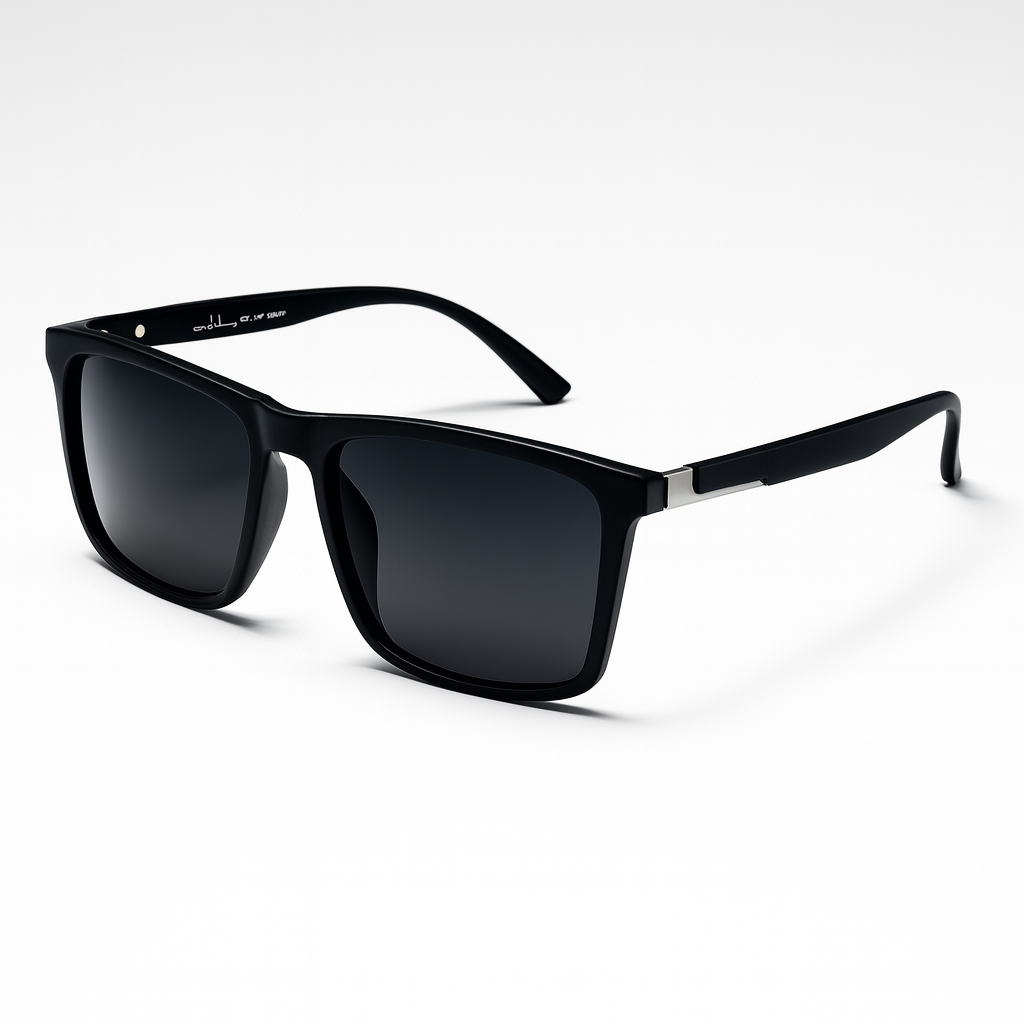 Nero : Black Polorized Sunglasses